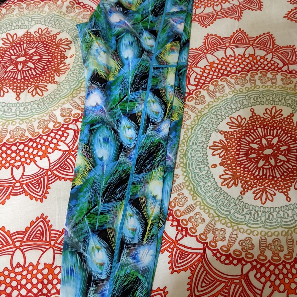 Peacock leggings constantly varied gear